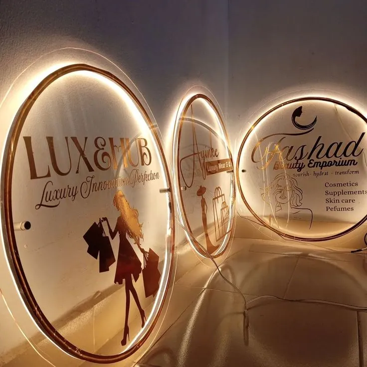 Backlit Acrylic Logo Collection