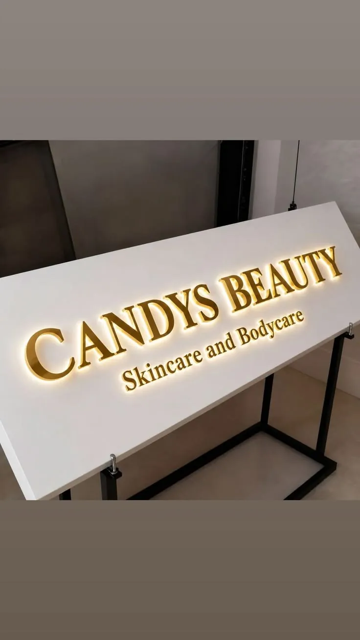 Face-Lit Freestanding Sign