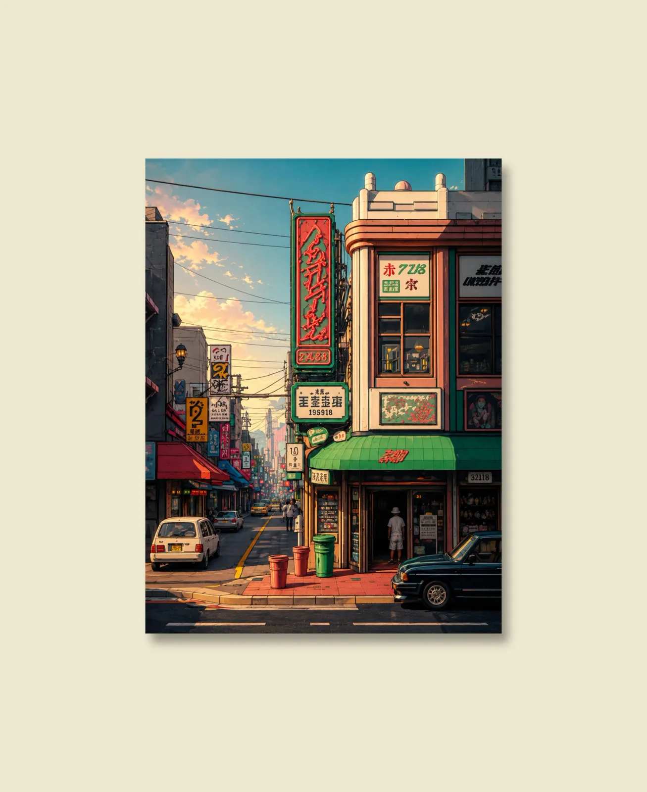 Tokyo Street Canvas