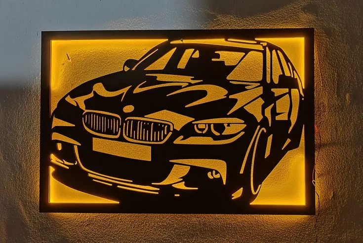 BMW Metal Silhouette
