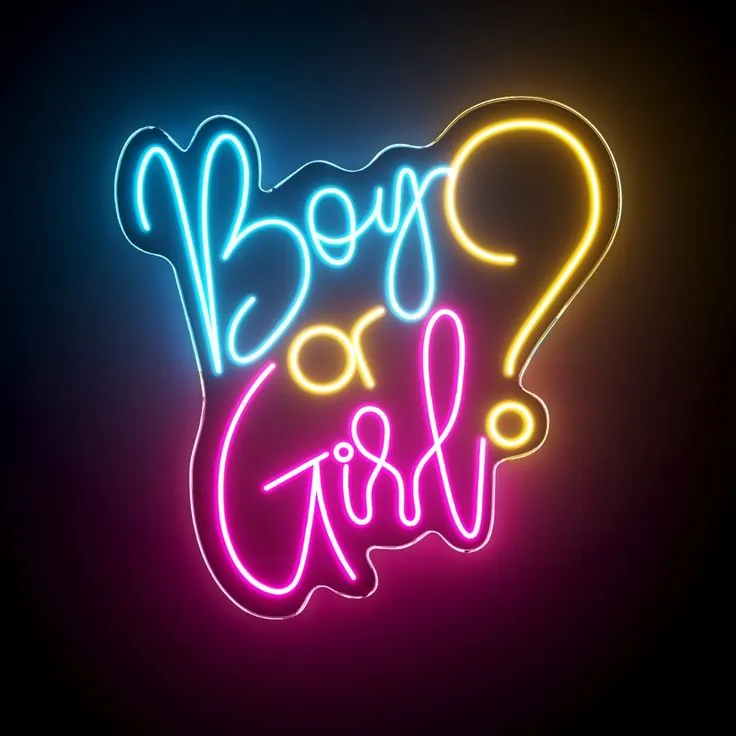 Gender-Reveal Party Neon