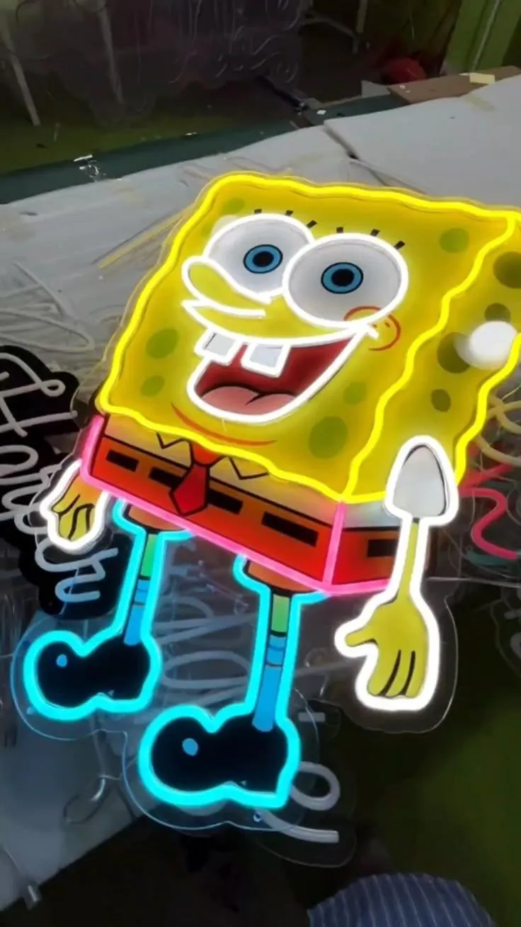 Character Neon Art Figure