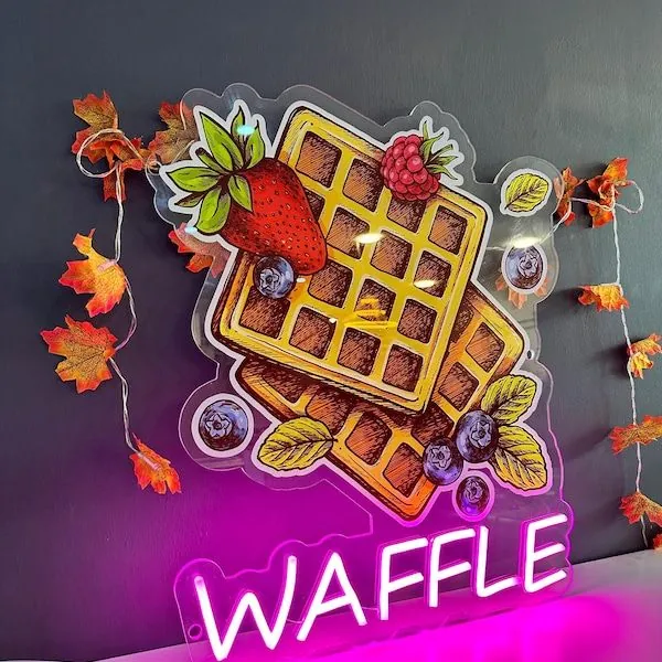 Neon Wall Art Panel