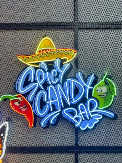 Playful Food-Bar Neon Sign